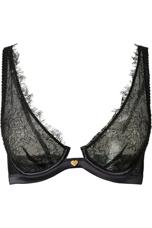 Twin-Set Bralette con paneles de encaje