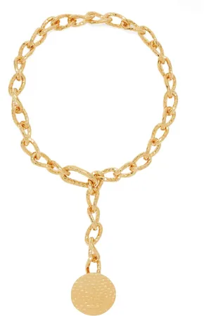 Jil Sander Collar con dije circular