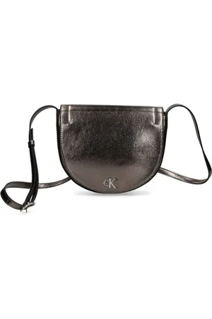 Calvin Klein Bolsa crossbody metalizada