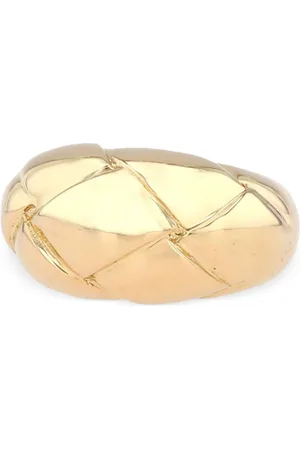 CHAUMET Anillo capitonado en oro amarillo de 18kt