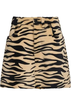 Marni Falda corta con estampado de cebra