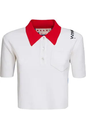 Marni Playera tipo polo con diseño color block