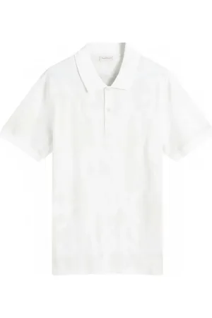 Alexander McQueen Playera tipo polo Graffiti