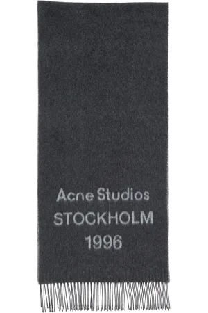 Acne Studios Bufanda con logo estampado