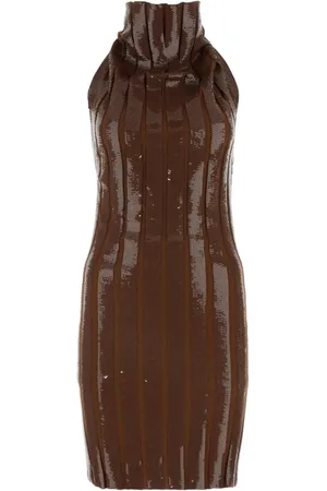 Fendi Vestido corto bordado con lentejuelas