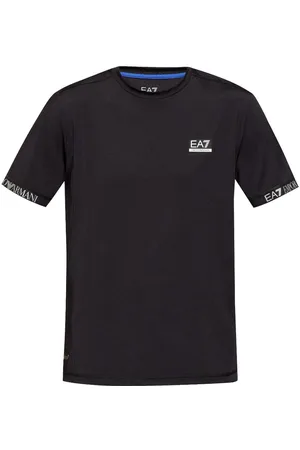 EA7 Playera con logo estampado