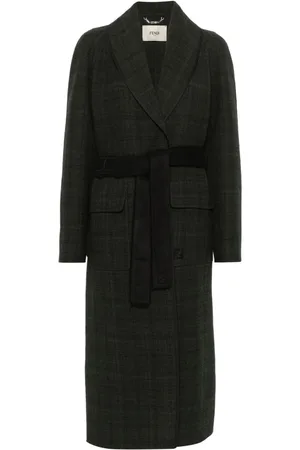Fendi Abrigo de tweed