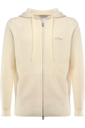 MC2 SAINT BARTH Hoodie tejida con logo bordado