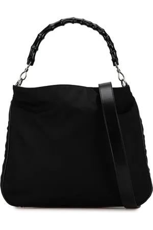 Gucci Bolsa satchel Nylon Bamboo 2000-2015