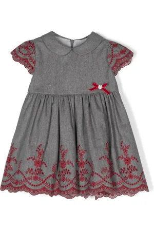 PATACHOU Vestido con logo bordado con mostacillas