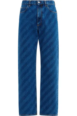 Marni Jeans con rayas diagonales