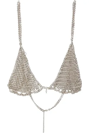 FLEUR DU MAL Bralette con cadena