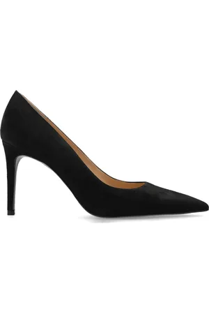 Stuart Weitzman Zapatillas de gamuza con tacón de 85mm