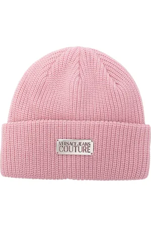 VERSACE Gorro tejido de canalé