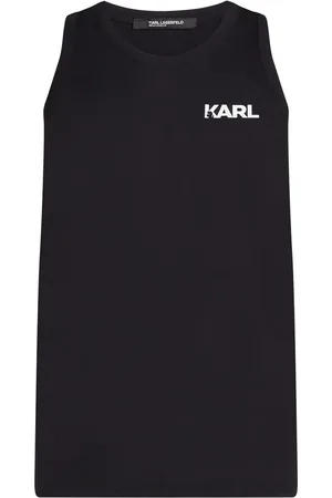 Karl Lagerfeld Camiseta de playa con logo