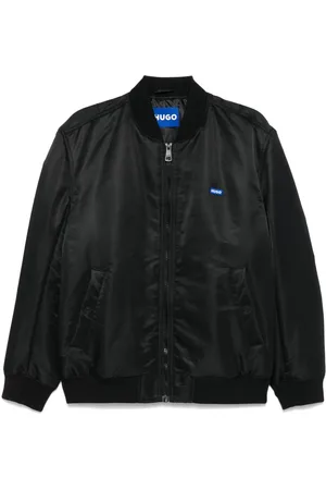 HUGO BOSS Chamarra bomber con parche del logo