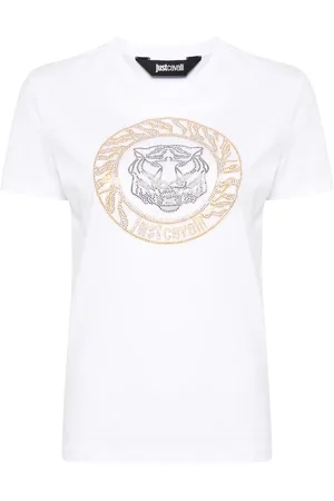 Roberto Cavalli Playera con motivo Tiger Head