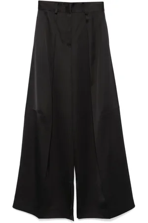 Jil Sander Pantalones palazzo de sarga