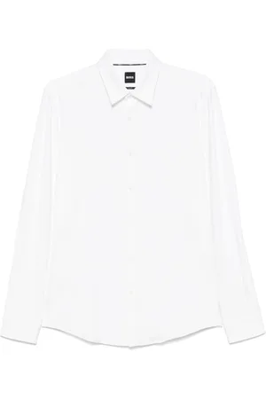 HUGO BOSS Camisa con motivo de espiga