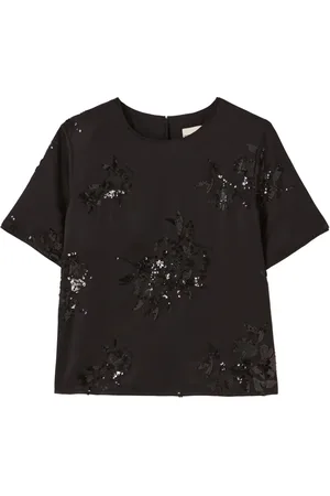 Claudie Pierlot Top con lentejuelas