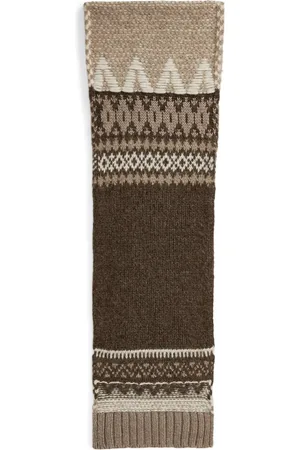 Ralph Lauren Mascada con borde de canalé y motivo en intarsia