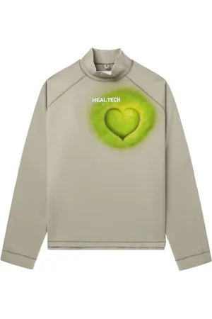 DOUBLET Playera con motivo de corazón