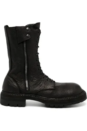 GUIDI Botas militares con agujetas de x Stylezeitgeist