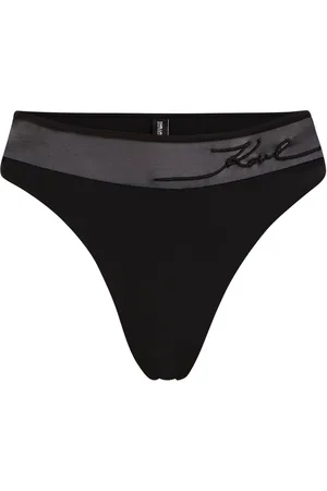 Karl Lagerfeld Bikini bottom con logo bordado