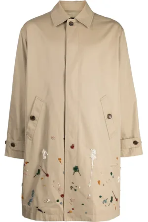UNDERCOVER Abrigo con botones y detalle de mostacillas
