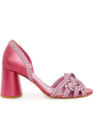 Sarah Chofakian Zapatillas Peep Toe Sparks con tacón de 65mm