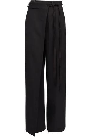 Maison Margiela Pantalones acampanados con costuras