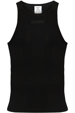 Vetements Camiseta con logo bordado