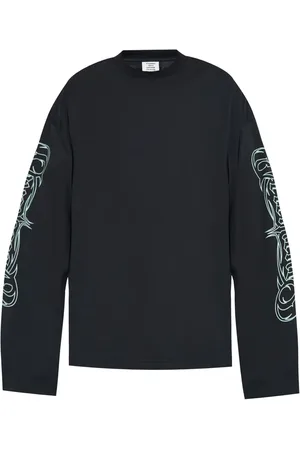 Vetements Suéter con logo estampado