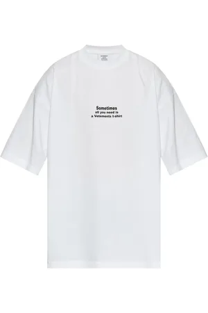 Vetements Playera con logo estampado
