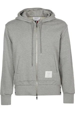 Thom Browne Sudadera con rayas en el centro de la espalda