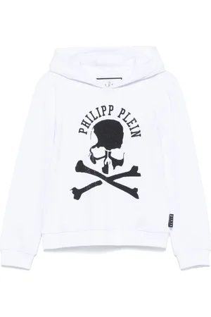 Philipp Plein Hoodie con calavera estampada