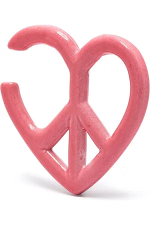Moschino Arete en forma de corazón