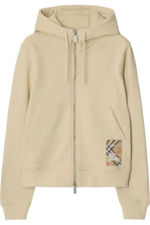 Burberry Hoodie Check Label