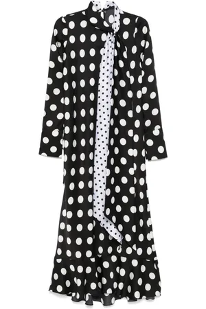 Parlor Vestido largo con estampado de lunares
