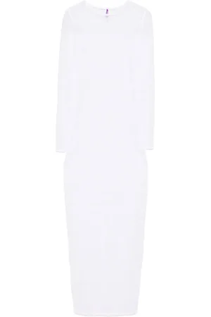 MAISON CLOSE Vestido midi con encaje Chantilly