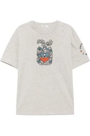 Bally Playera manga corta con estampado gráfico