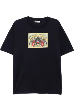 Bally Playera manga corta con estampado gráfico