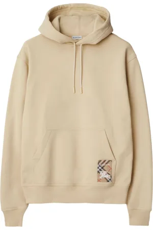 Burberry Hoodie con parche de cuadros