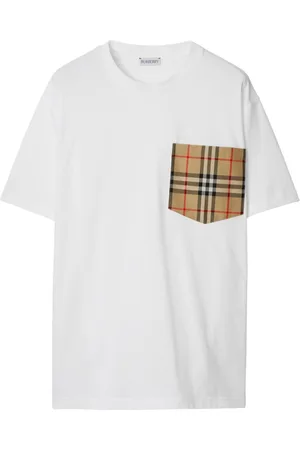 Burberry Playera con bolsillo de motivo Vintage Check