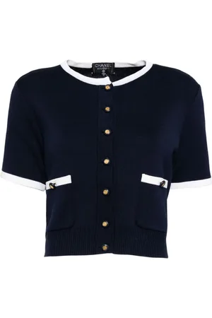 CHANEL Cárdigan manga corta 1990-2000