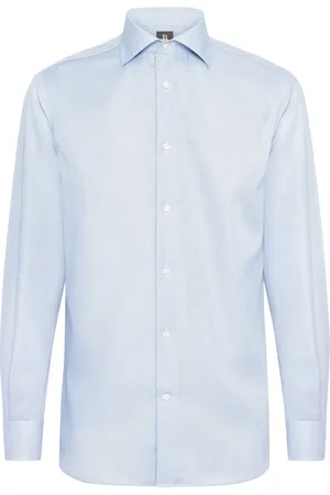 Boggi Milano Camisa de tejido dobby
