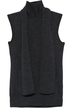 Totême Camiseta con detalle de mascada
