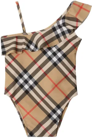 Burberry Traje de baño con cuadros estampados