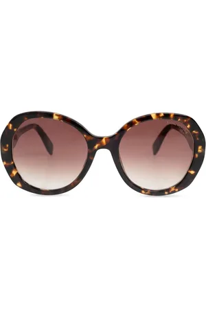 Marc Jacobs Lentes de sol con armazón oversize estilo carey