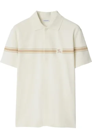 Burberry Playera tipo polo con rayas estampadas